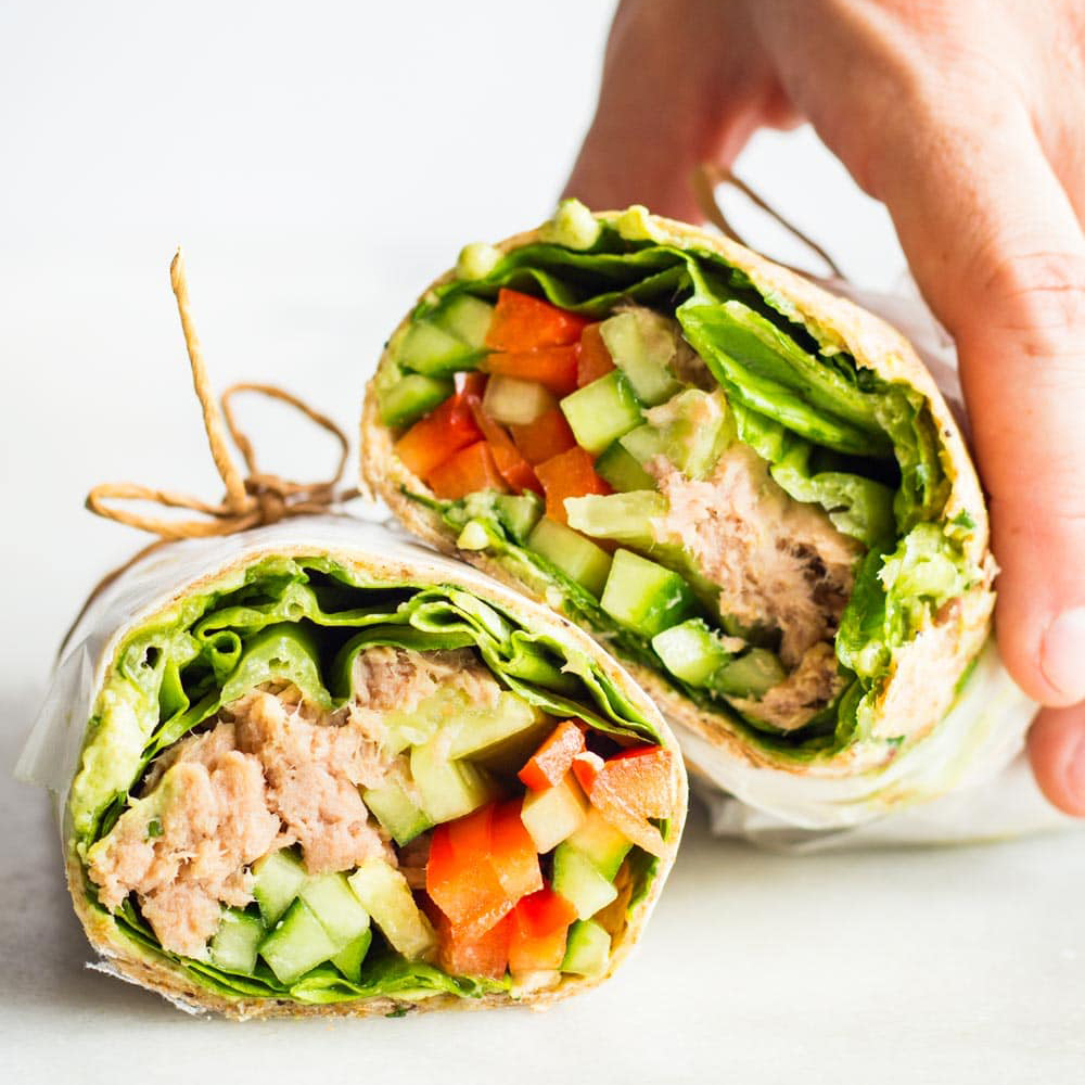Wrap med tunfisksalat